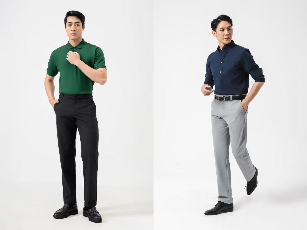 Chọn vải quần tây nam tôn vóc dáng