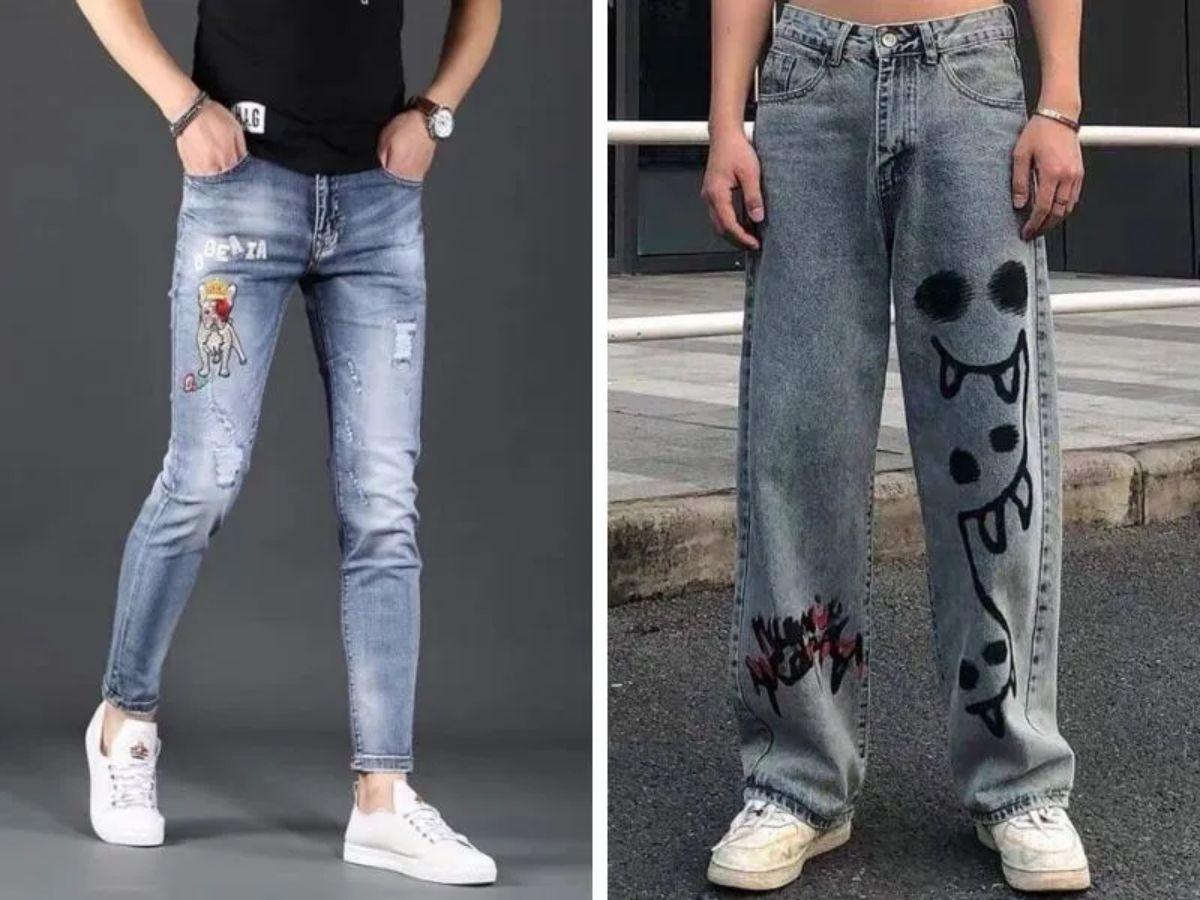 Để quần jean họa tiết luôn bền đẹp và giữ form chuẩn, bạn cần chú ý ngay từ khâu chọn mua: 
