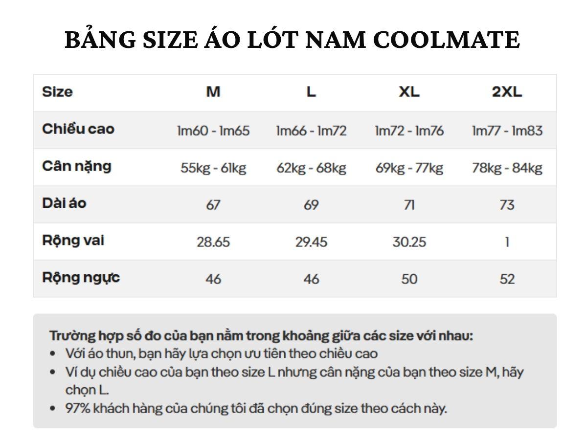 Chọn size và form áo lót nam chuẩn