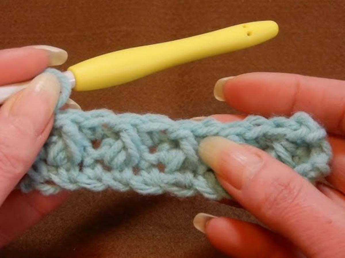 Mũi kép tạo ra một kết cấu mềm mại, thông thoáng