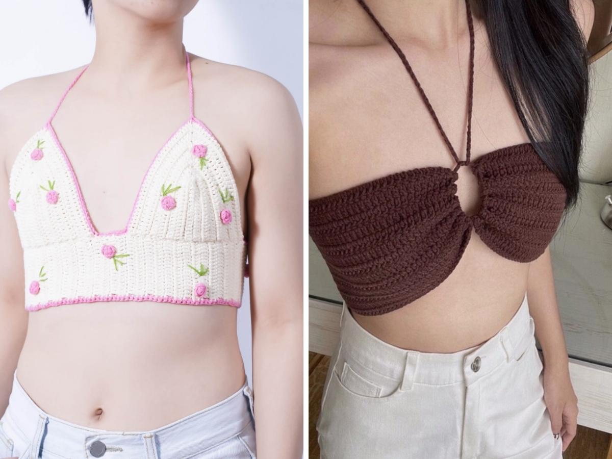 Lên ý tưởng và chọn kiểu dáng áo bra len phù hợp, yêu thích