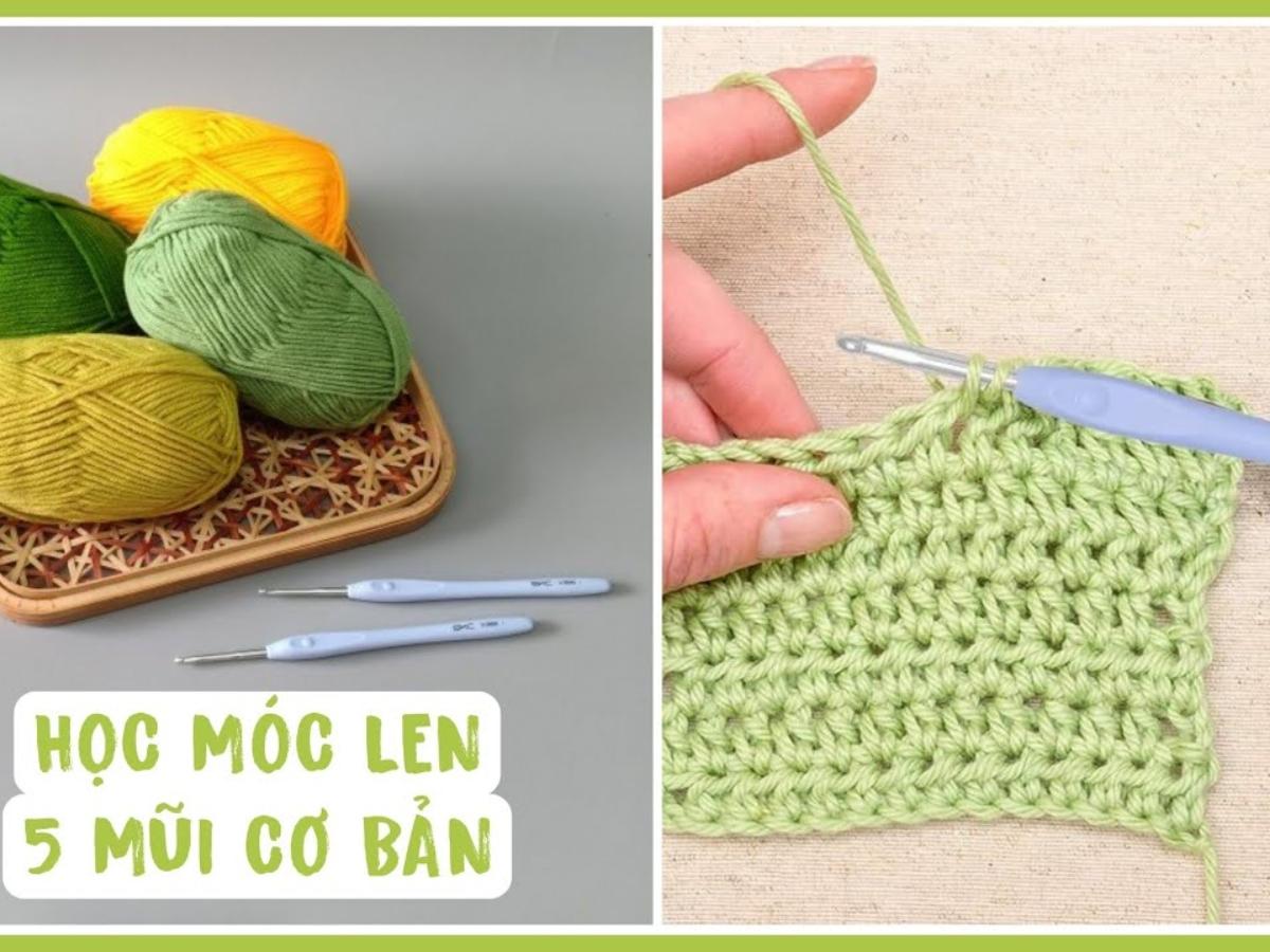 Bí quyết đo size và tính toán số mũi móc áo bra len