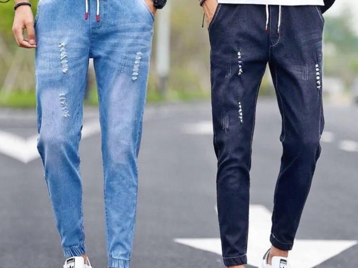 Bí kíp mặc quần jeans lưng thun cho mọi dáng người