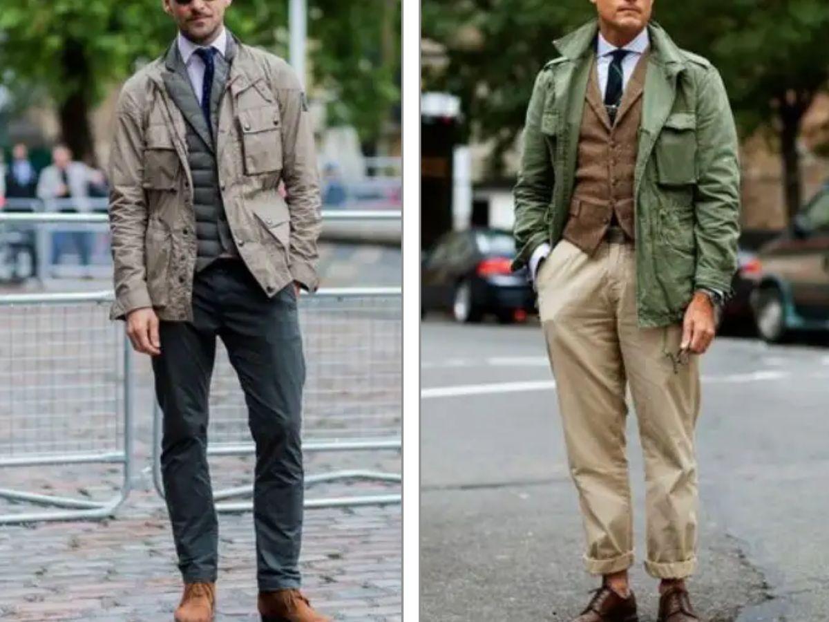 Lịch lãm cùng áo khoác kaki và suit 