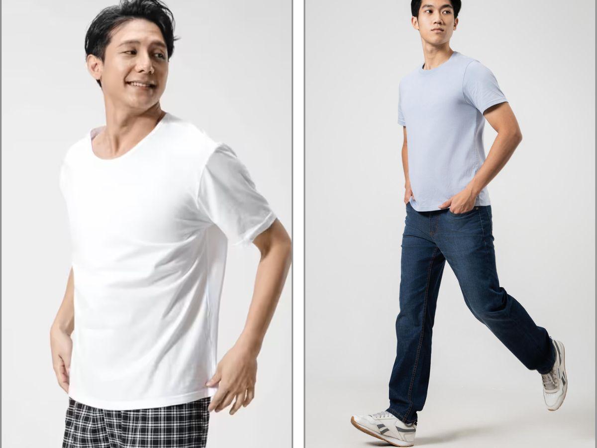 &Aacute;o thun v&agrave; quần jean với bạn phối đồ Normcore đơn giản hơn