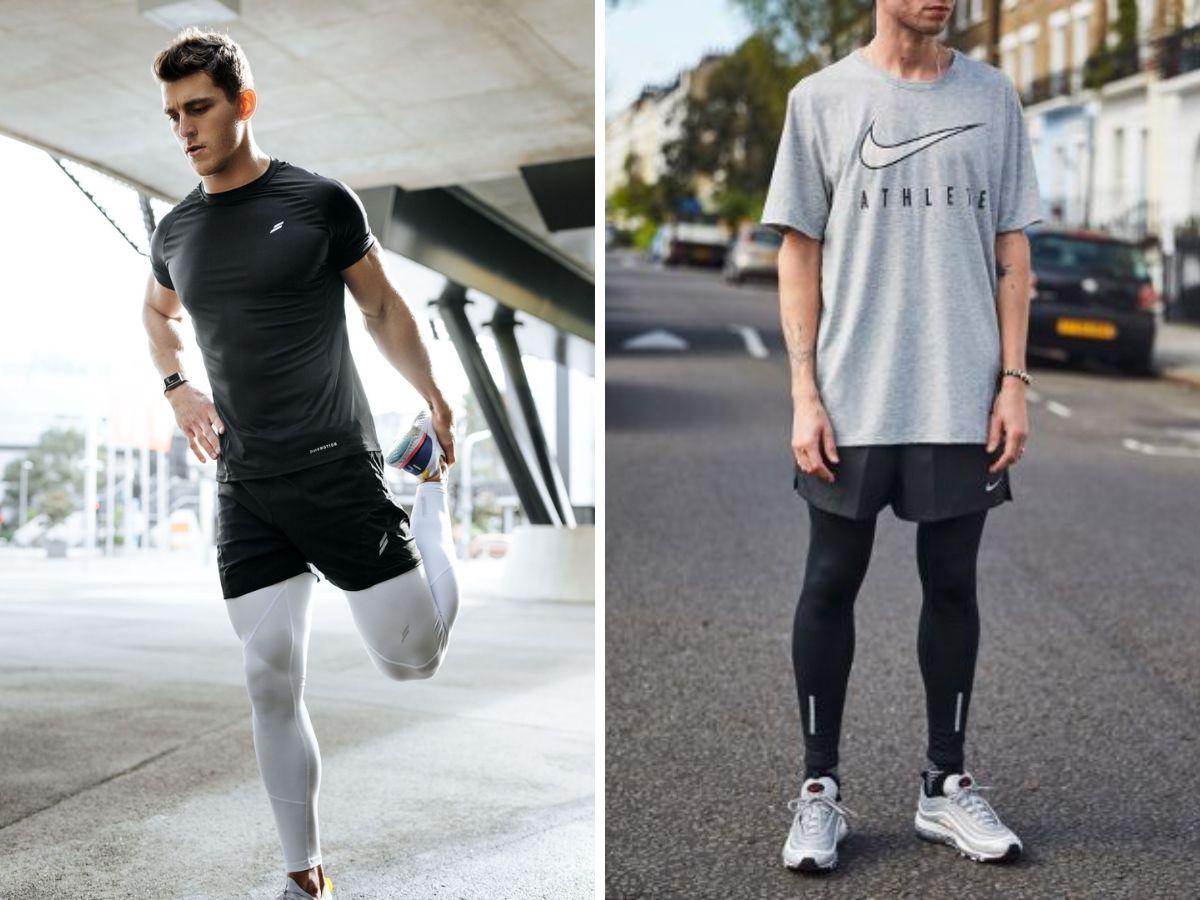 Cách phối đồ với quần legging nam khi chạy bộ