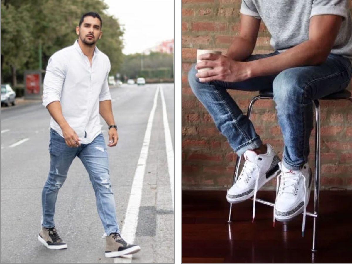 Kết hợp với quần slim-fit giúp nổi bật đôi Jordan của bạn