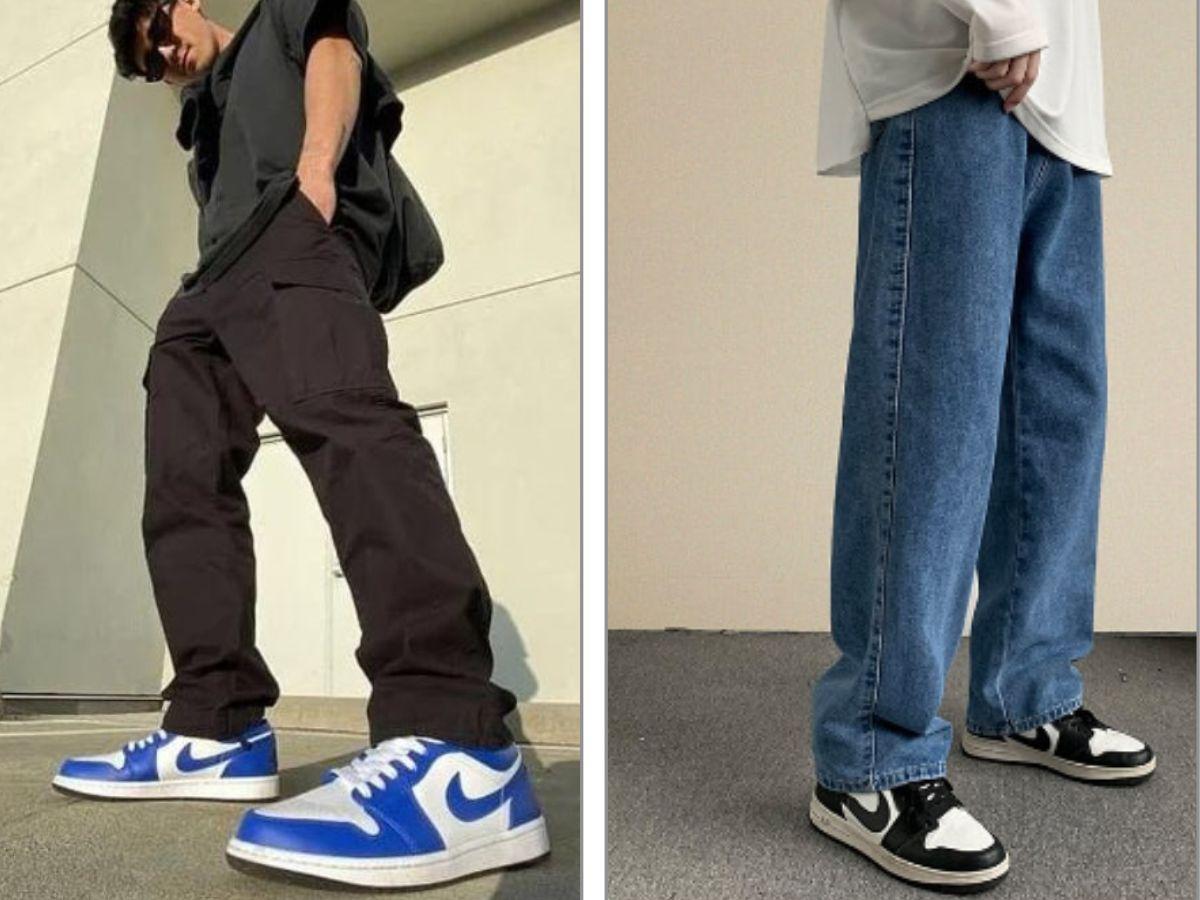 Năng động và bụi bặm hơn với quần ống rộng với Jordan