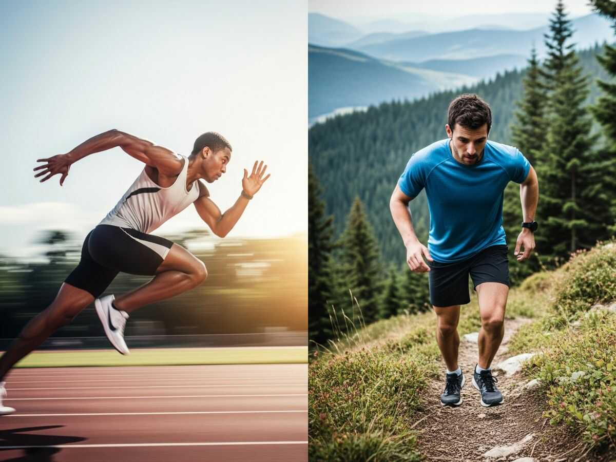 Chạy nước rút và chạy lên dốc kích thích cơ chân hoạt động mạnh, dễ làm bắp chân to ra