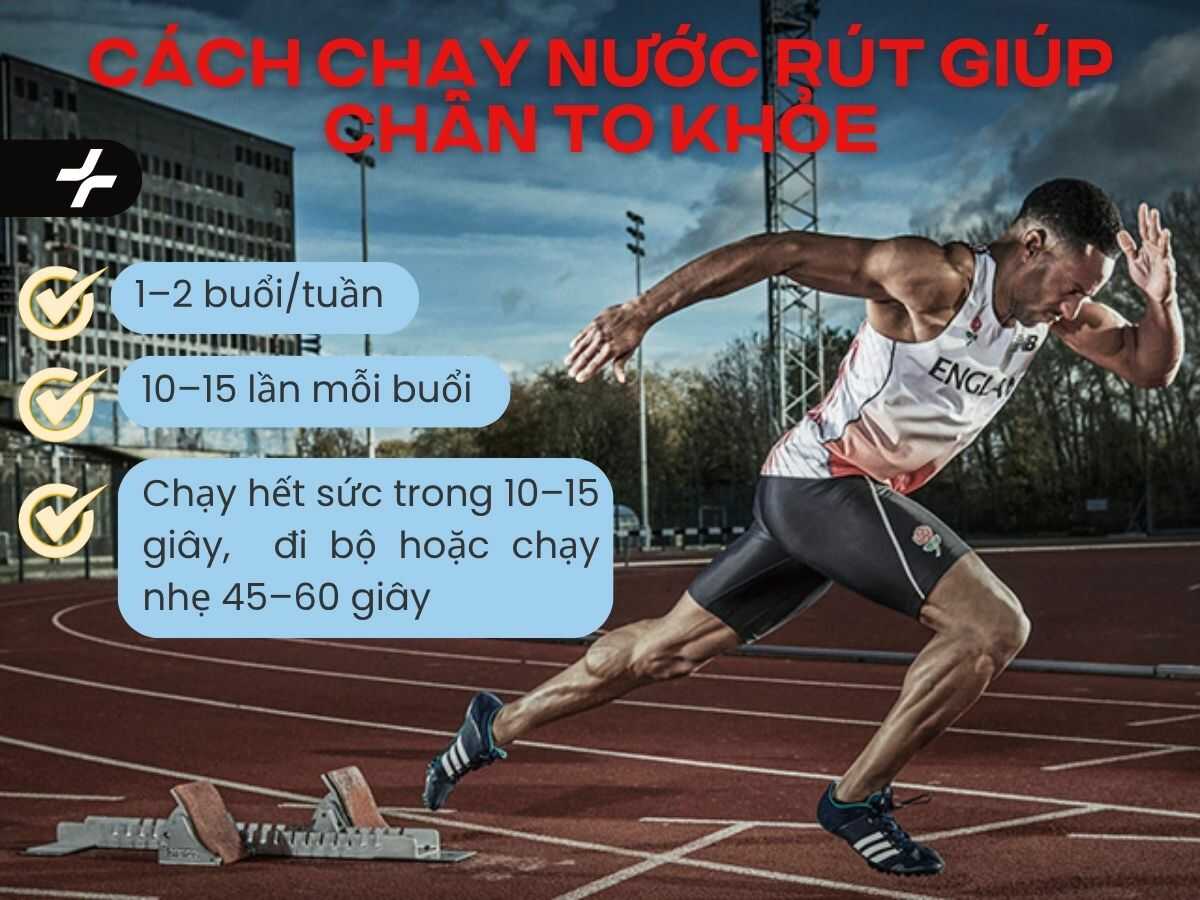 Cách chạy nước rút giúp chân to khỏe