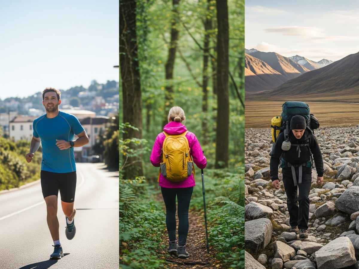 So sánh 3 hình thức chạy road, hiking, trekking