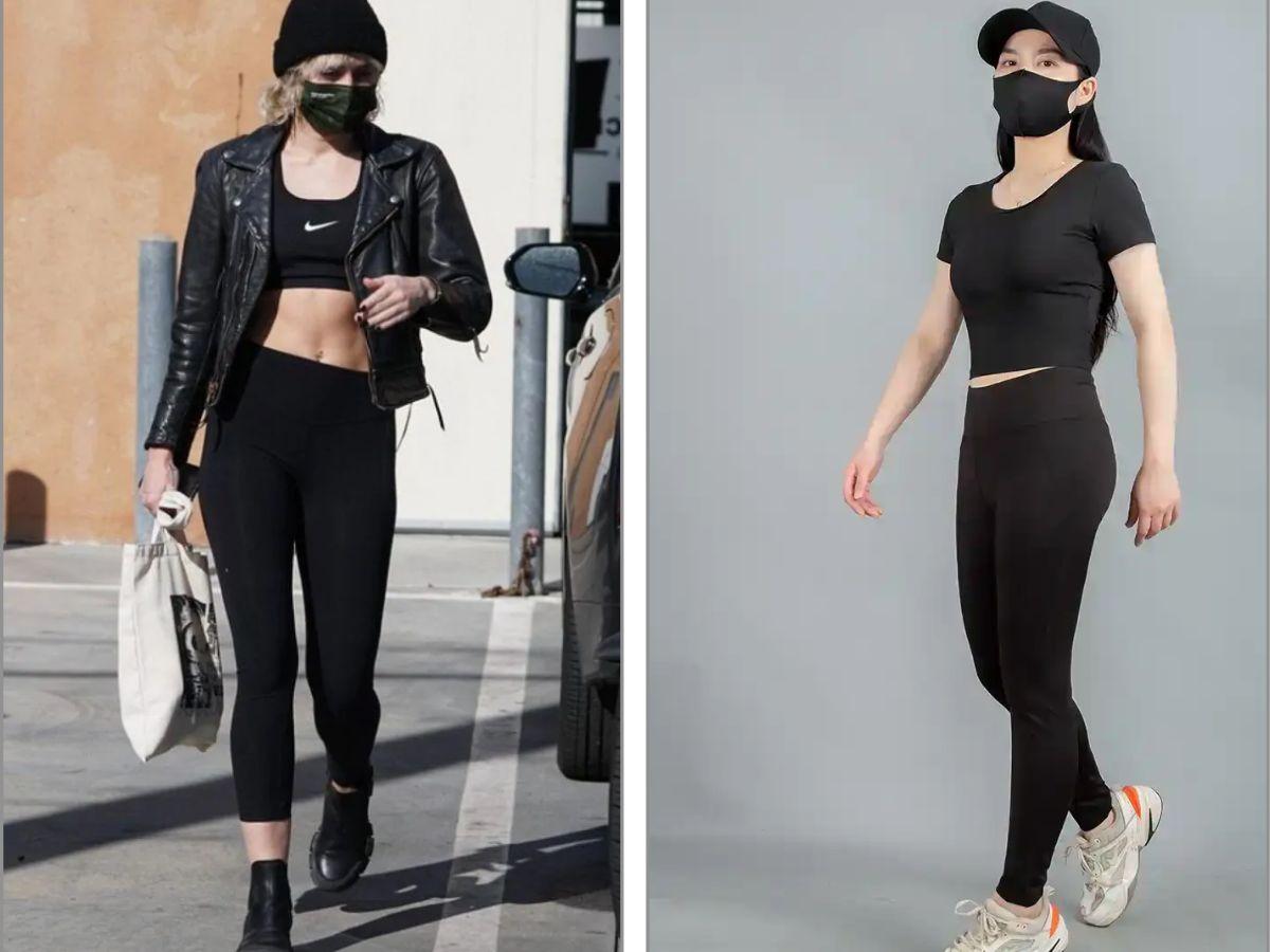 Ưu tiên áo ngắn để tạo hiệu ứng dài chân