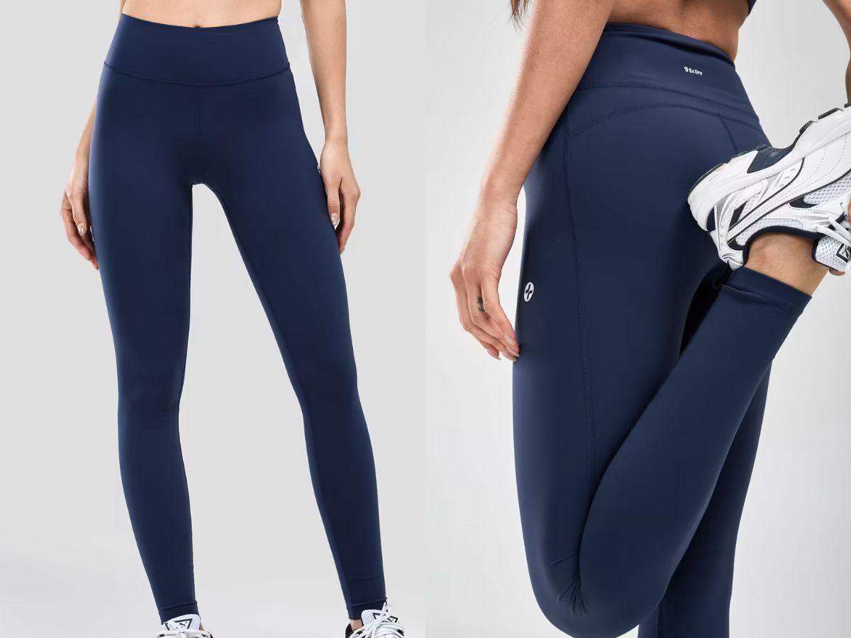 Quần legging Coolmate thường sử dụng chất liệu Polyester kết hợp Spandex