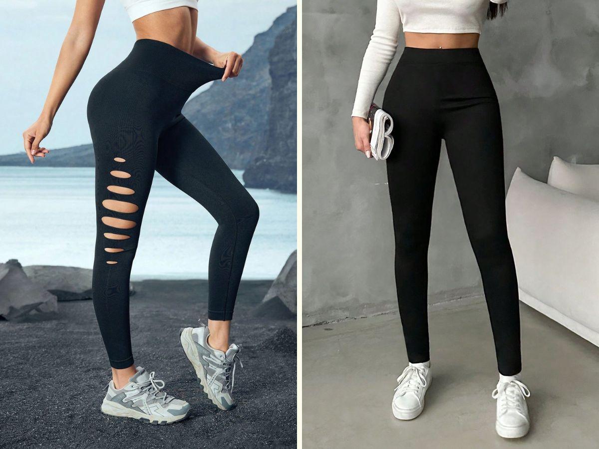 Chọn legging cạp cao để tạo hiệu ứng kéo dài chân