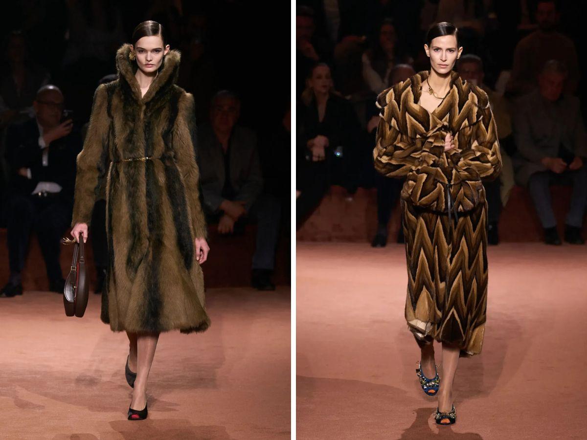 Sự xuất hiện của giày hở mũi trong BST Fendi Thu Đông 2025