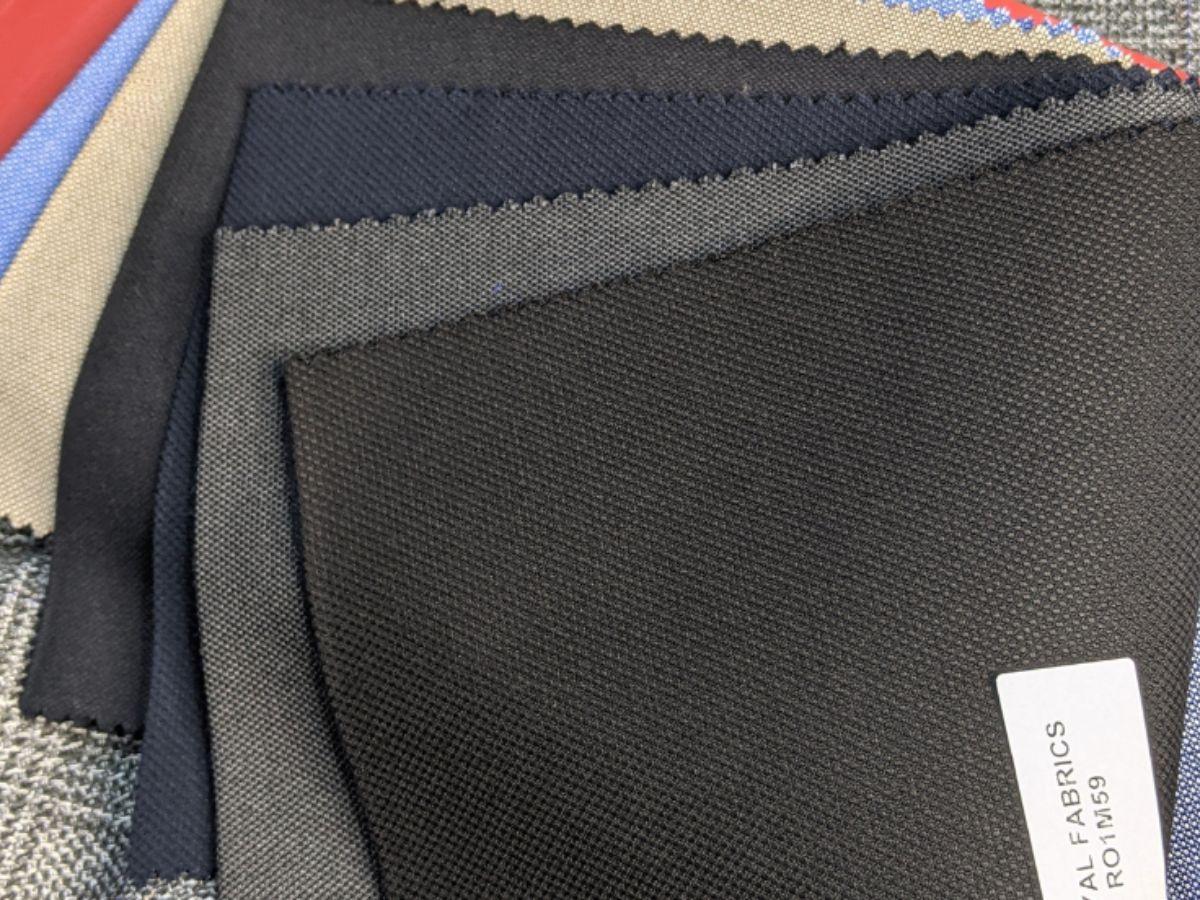 Vải Polyester may áo vest