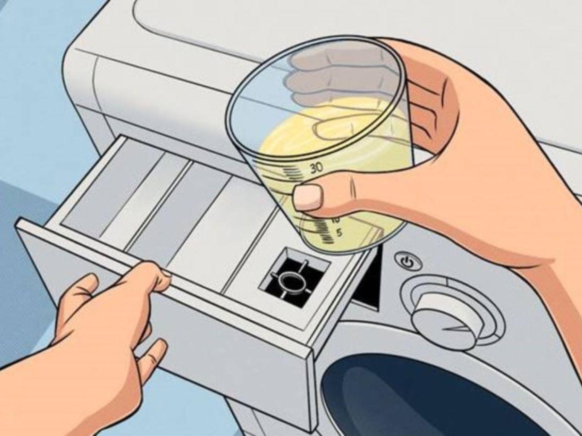 Dùng giấm thay cho nước xả khi giặt quần legging