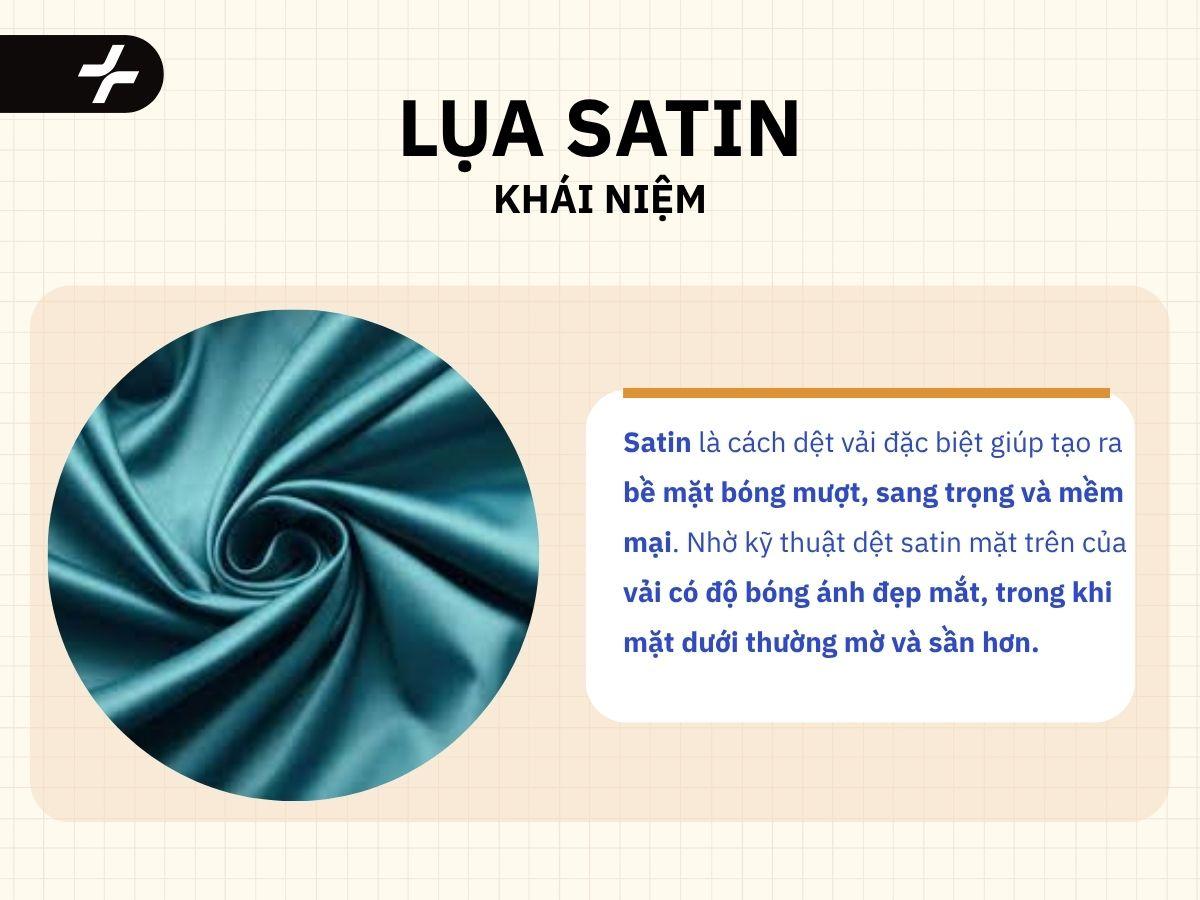 định nghĩa lụa satin