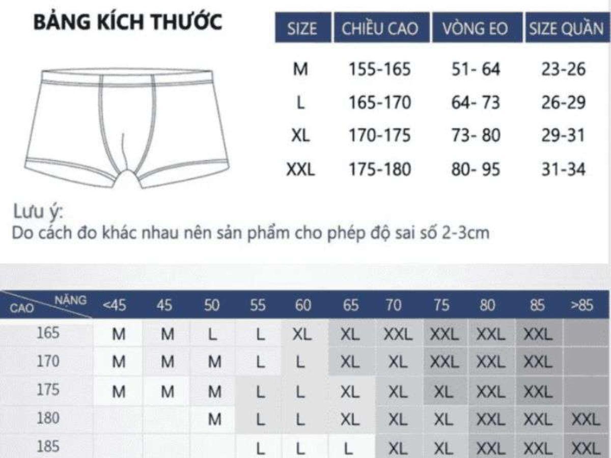 Size phù hợp nhất với bạn: Đừng bao giờ xem nhẹ sự vừa vặn!