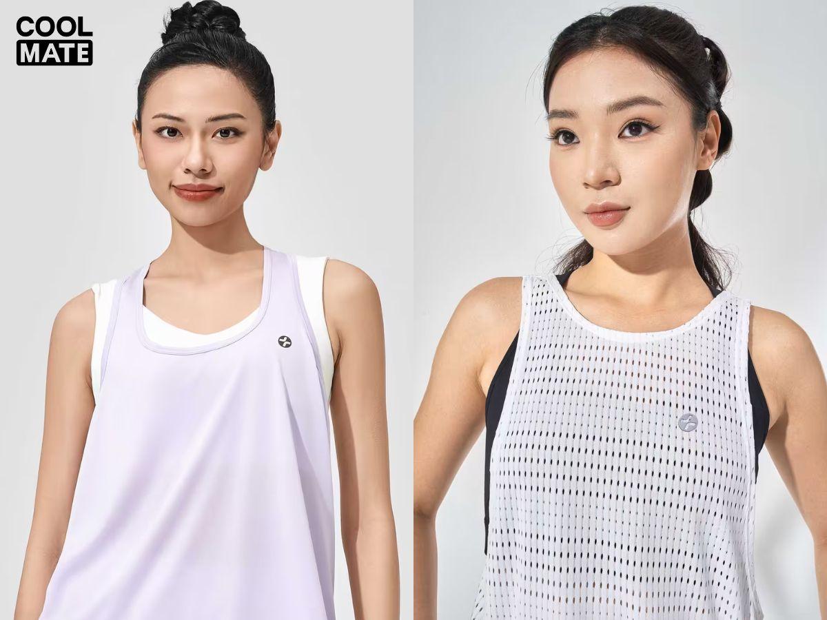 Áo thun ba lỗ chạy bộ cho nữ