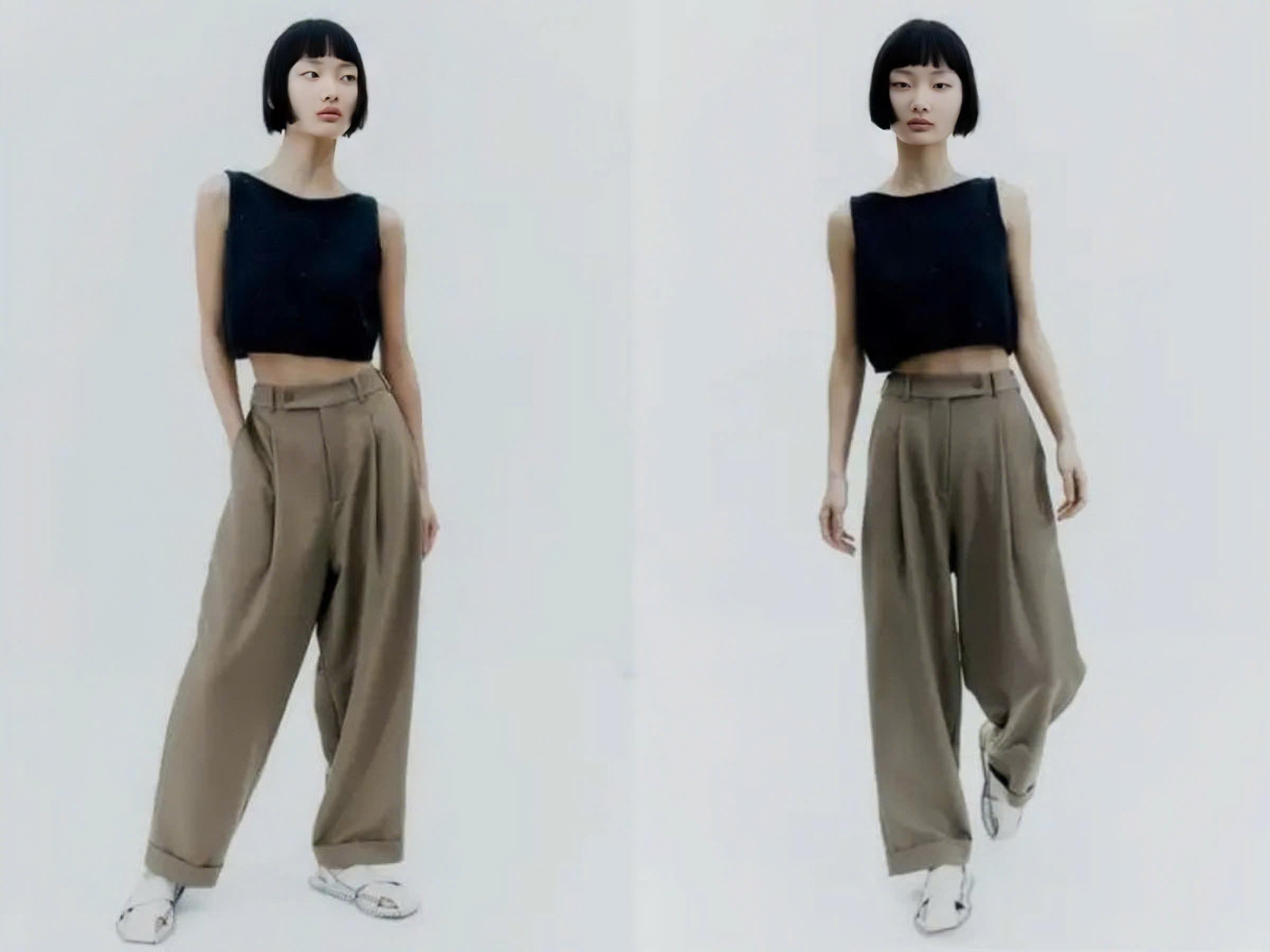 Phối đồ đi chơi mùa hè Áo tank top và quần culottes