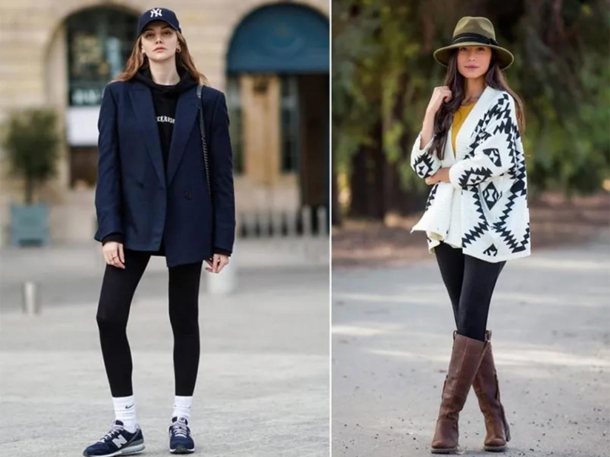 Quần legging dần trở thành item đa năng, xuất hiện trong mọi tủ đồ