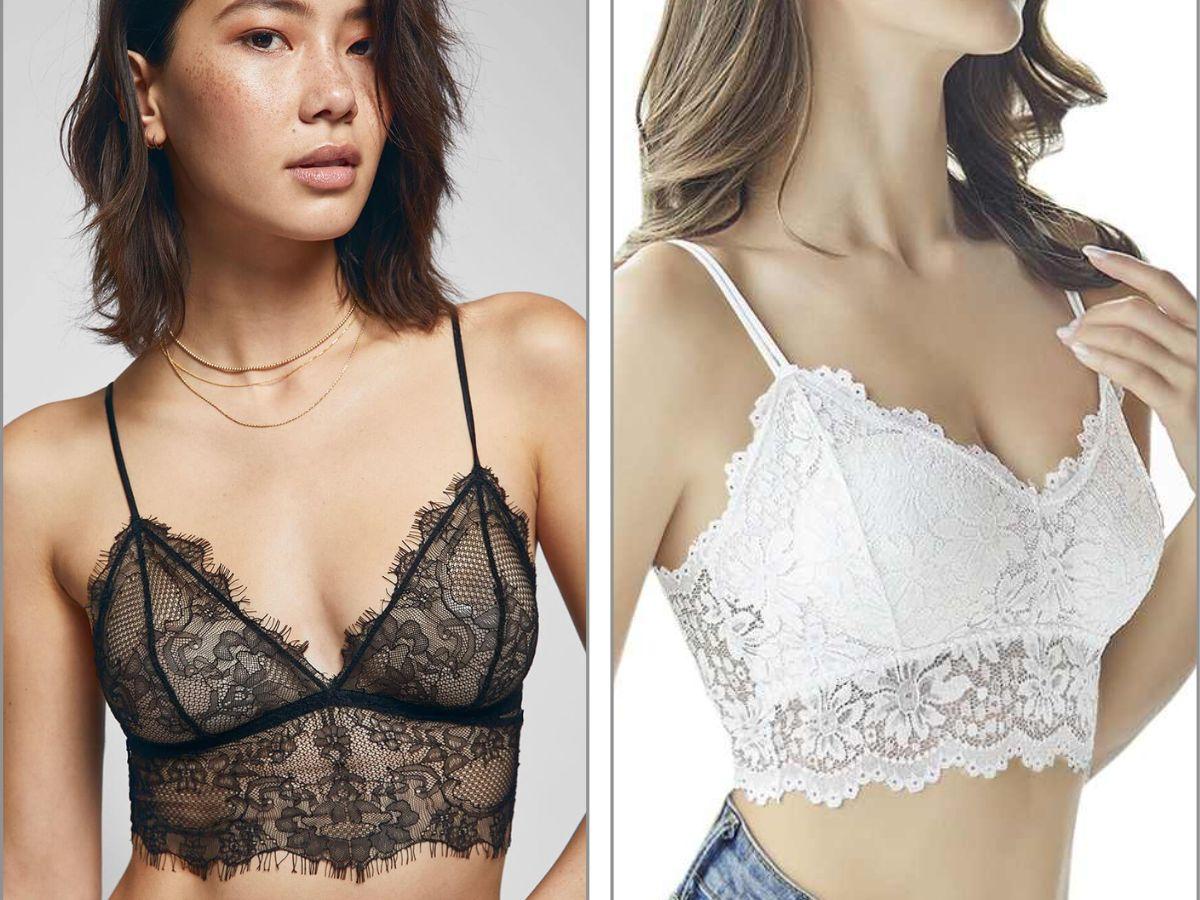 Mẫu bra ren cho người ngực nhỏ và cho người ngực đầy đặn