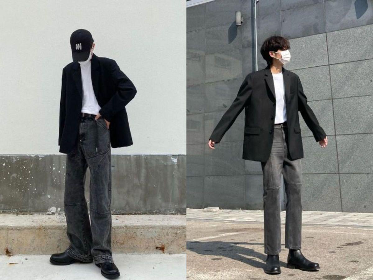 Quần jeans ống đứng (straight leg) mang lại sự thoải mái và vẻ ngoài chững chạc