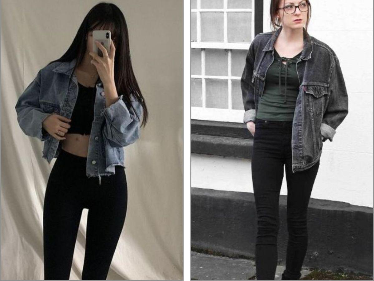 Combo này mang đến tổng thể cool ngầu, mạnh mẽ