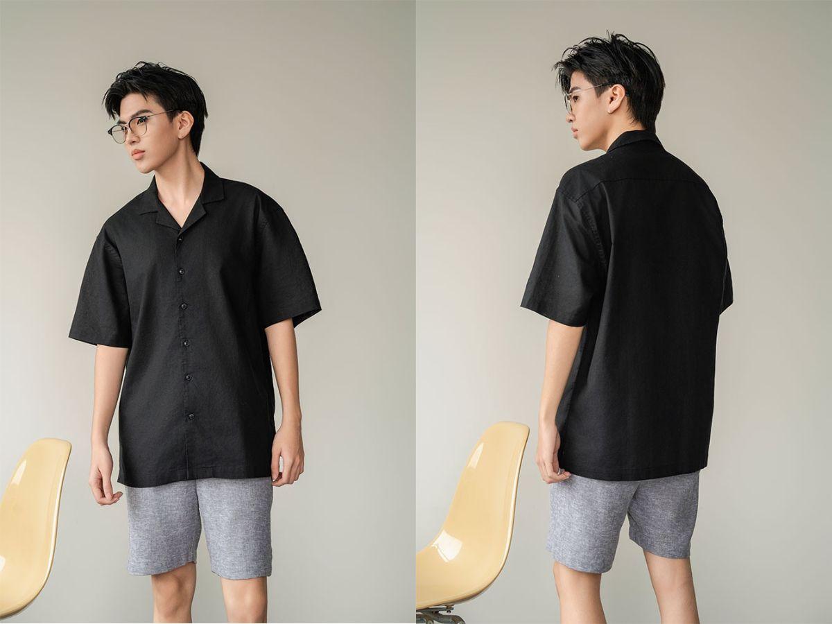 Bạn hoàn toàn có thể mặc sơ mi với short một cách phóng khoáng