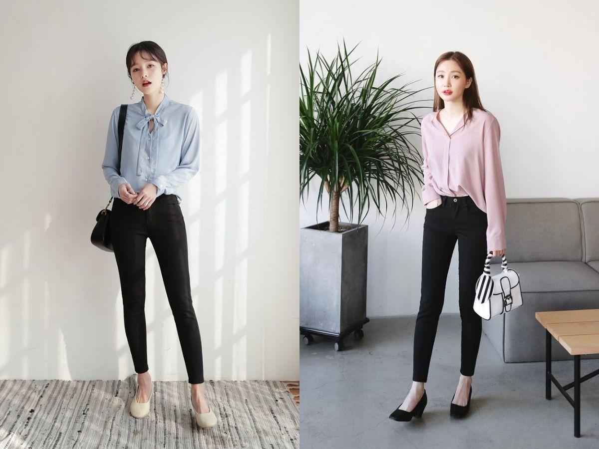Có nên kết hợp quần legging với áo sơ mi không