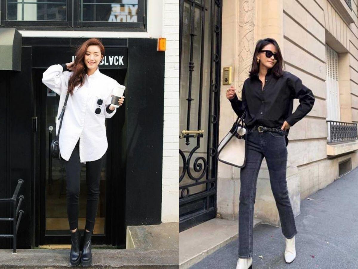 Legging và Sơ mi phù hợp với những dịp nào