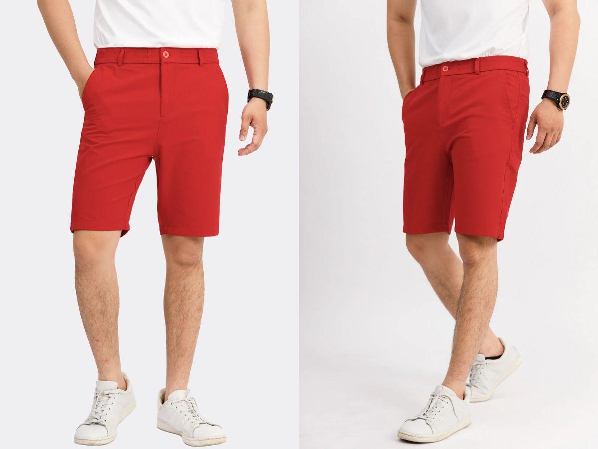 Gợi ý hoàn chỉnh outfit với quần short đỏ cho dịp Tết