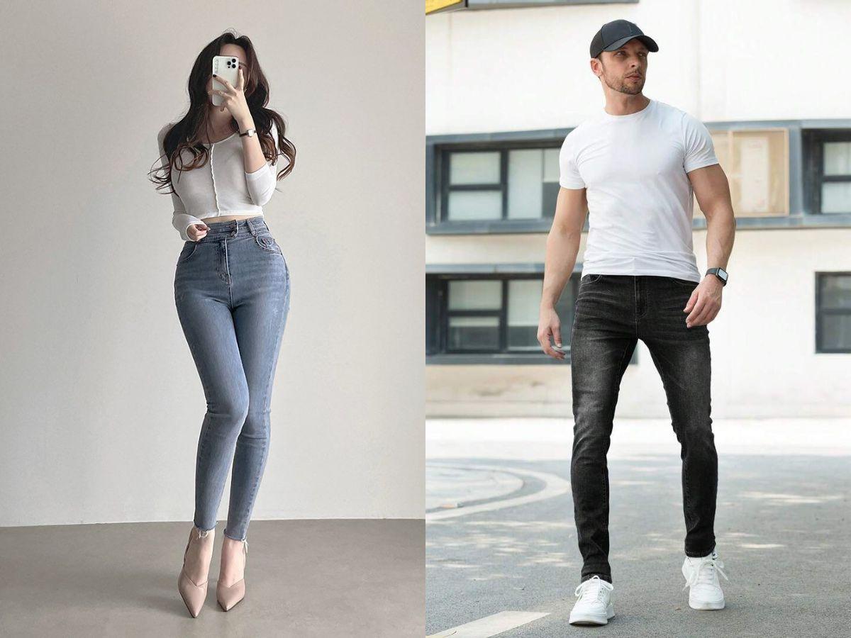 Quần skinny cho nam và nữ