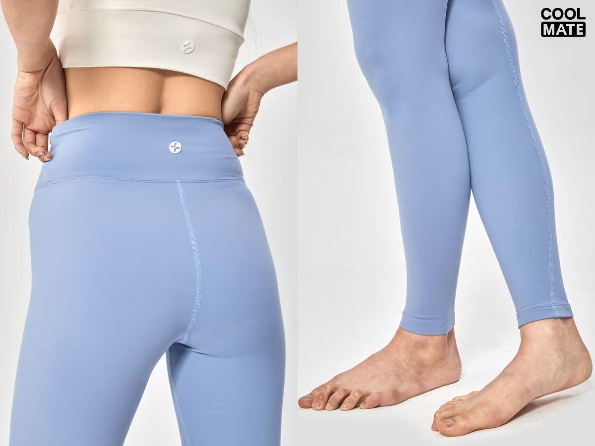 Đường may và thiết kế tỉ mỉ của quần legging Coolmate