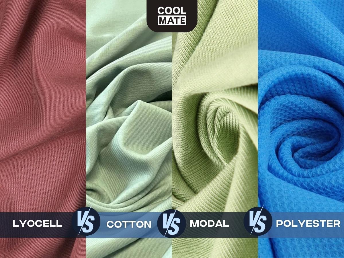 So Sánh Vải Lyocell Với Cotton, Modal, Polyester