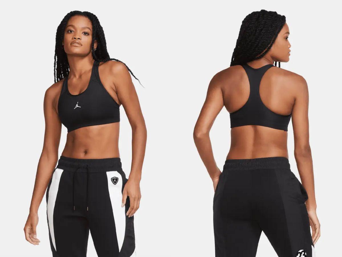 Áo bra thể thao Nike thiết kế khỏe khoắn, phù hợp cho các buổi tập nặng.