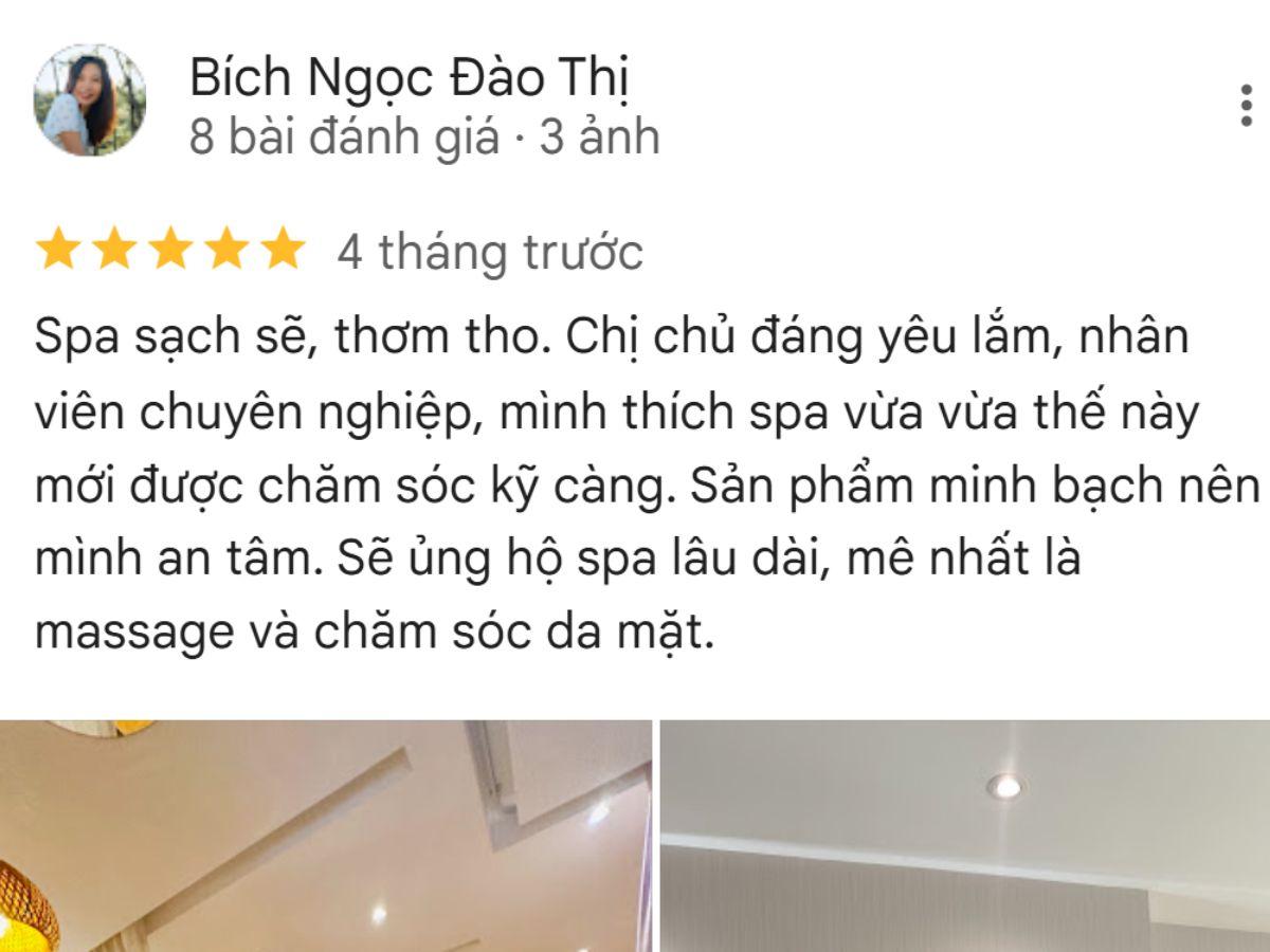 Đánh giá của khách hàng khi trải nghiệm dịch vụ tại Zen Spa