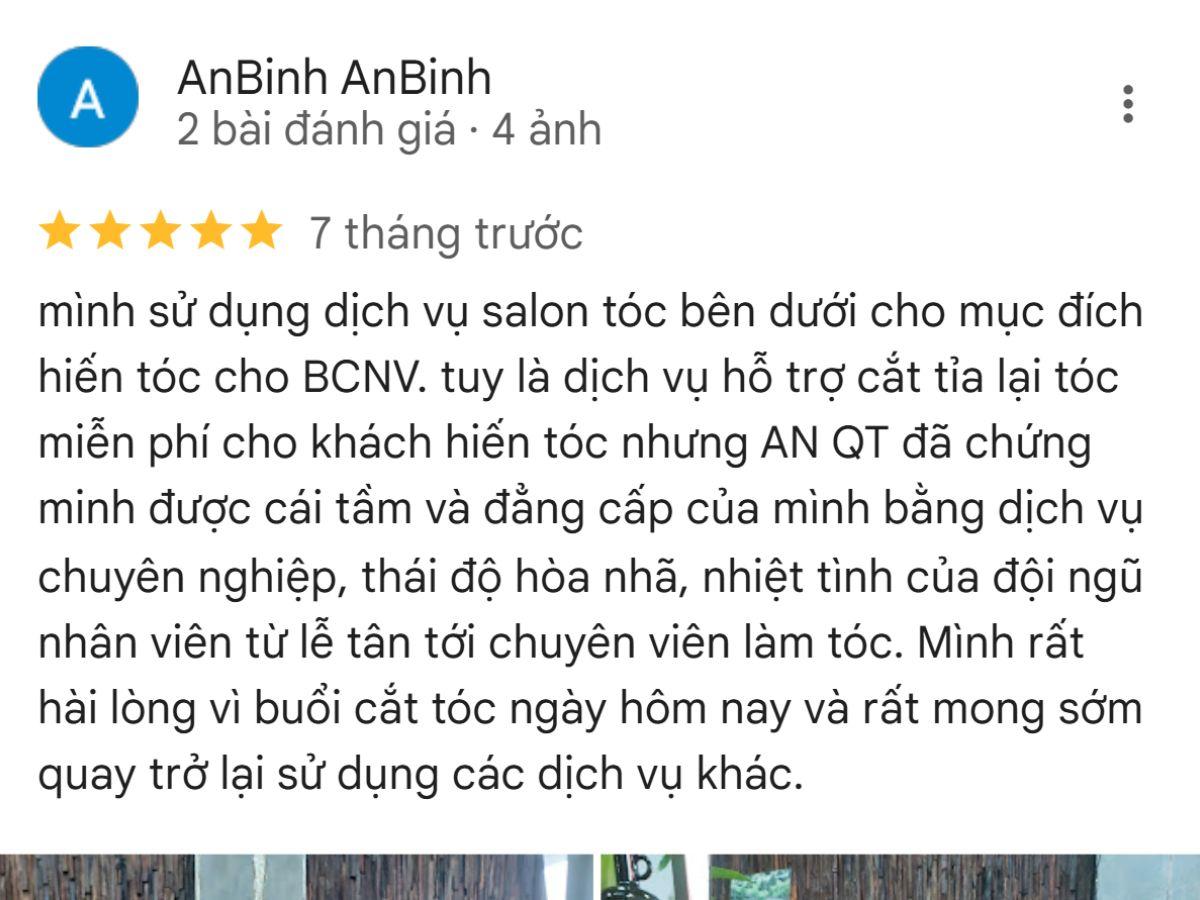 Đánh giá của khách hàng khi trải nghiệm dịch vụ tại Anam QT Spa