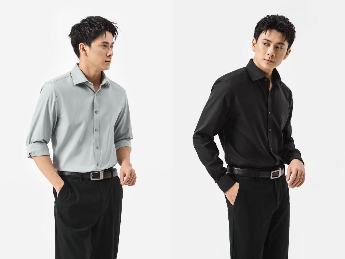 Sản phẩm Áo sơ mi dài tay Modal Essential
