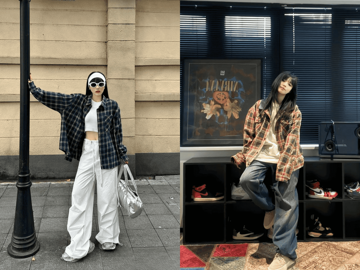 Phong cách Grunge trẻ trung, phá cách