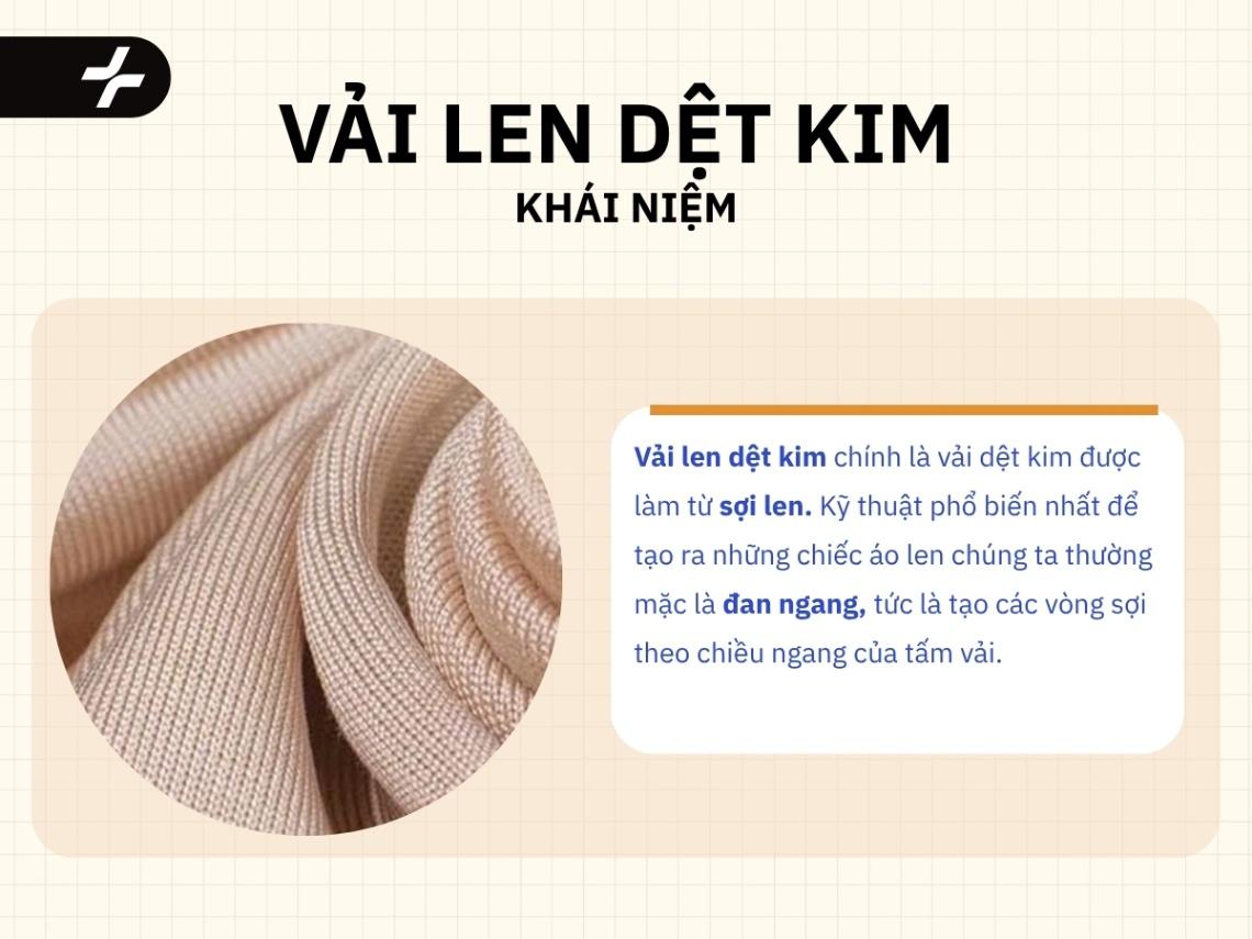 định nghĩa vải len dệt kim