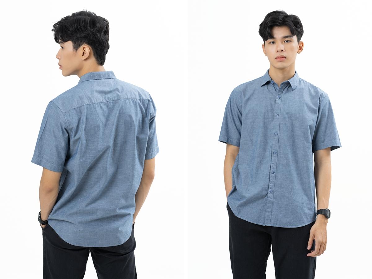  Áo sơ mi nam Oxford tay cộc mang lại sự thoải mái khi mặc