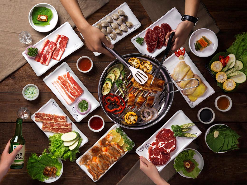 Thịt nướng tại Buffet King BBQ