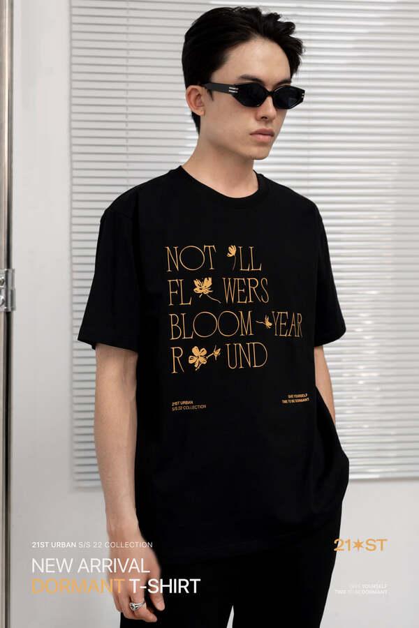 Áo oversize nam local brand - Black Dormant của 21ST URBAN