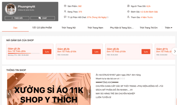 Shop đồ ngủ nam shopee Phuongmyttt