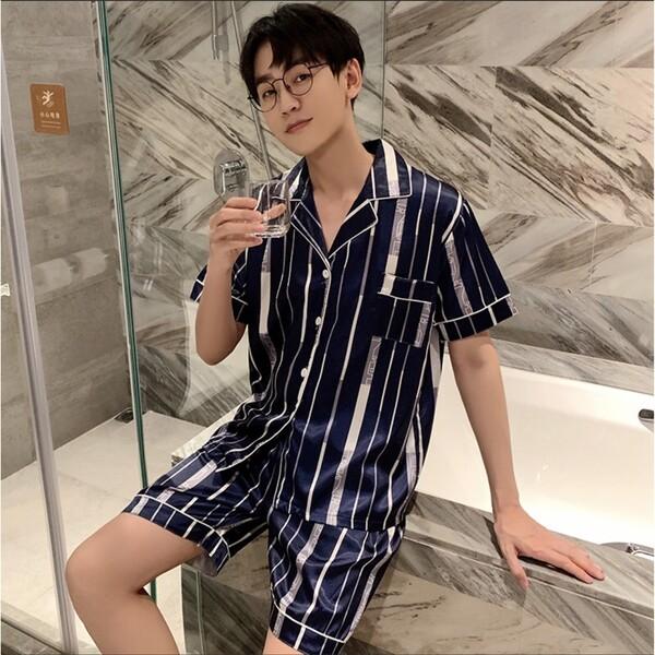 Set đồ ngủ nam shopee cộc tay mang phong cách cá tính