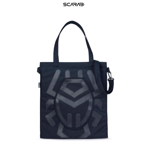 Túi tote Scarab in logo thương hiệu