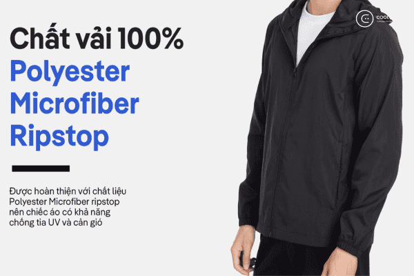 Áo khoác gió nam đẹp chống tia uv