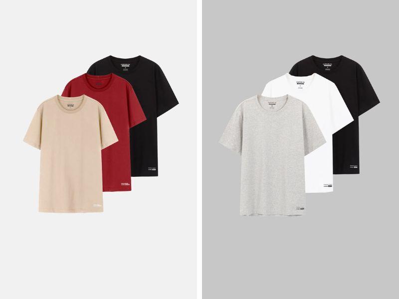 Áo thun nam Cotton Compact phiên bản Premium